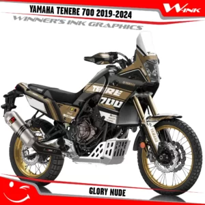 Yamaha-Tenere-700-2019-2020-2021-2022-2023-2024-graphics-kit-and-decals-with-desing-Glory-Black-Nude
