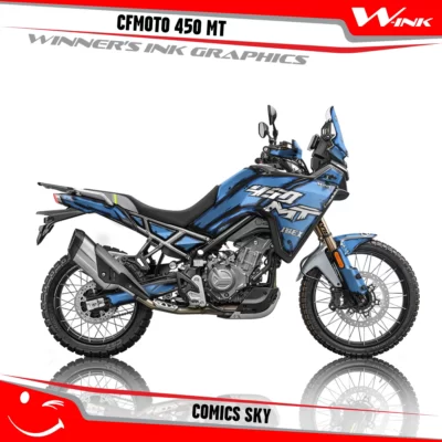 CFMoto-450-MT-graphics-kit-and-decals-with-desing-Comics-Full-Sky