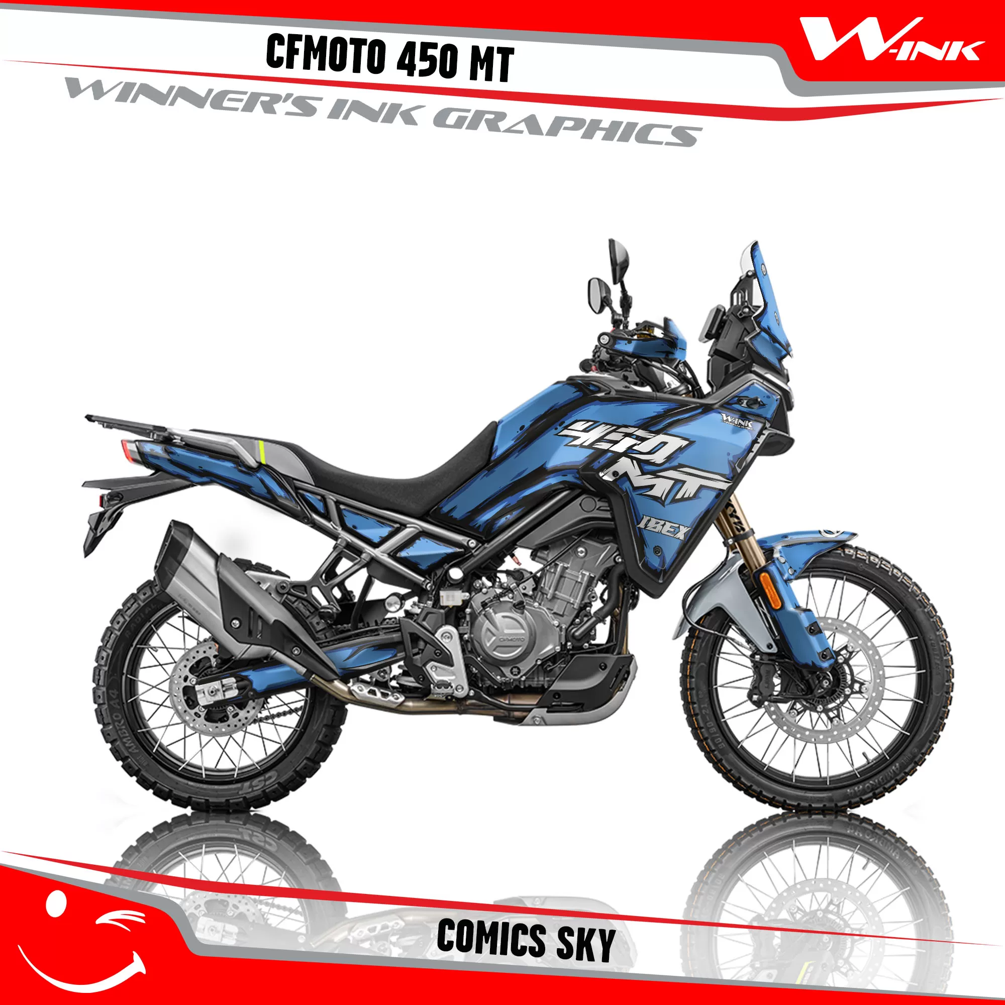 CFMoto-450-MT-graphics-kit-and-decals-with-desing-Comics-Full-Sky CFMoto-450-MT-graphics-kit-and-decals-with-desing-Comics-Full-Sky