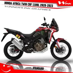 HONDA-AFRICA-TWIN-CRF-1100L-2020-2021-2022-2023-graphics-kit-and-decals-with-desing-Standard