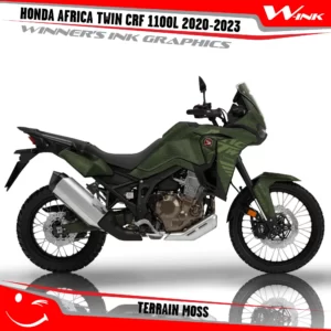 HONDA-AFRICA-TWIN-CRF-1100L-2020-2021-2022-2023-graphics-kit-and-decals-with-desing-Terrain-Full-Moss
