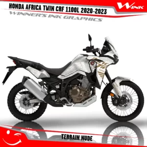 HONDA-AFRICA-TWIN-CRF-1100L-2020-2021-2022-2023-graphics-kit-and-decals-with-desing-Terrain-White-Nude
