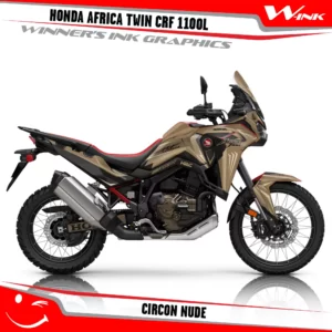 HONDA-AFRICA-TWIN-CRF-1100L-2024-graphics-kit-and-decals-with-desing-Circon-Black-Nude