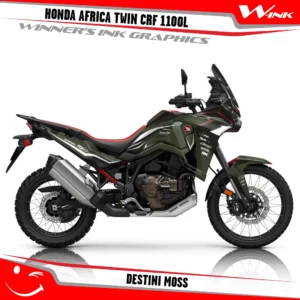 HONDA-AFRICA-TWIN-CRF-1100L-2024-graphics-kit-and-decals-with-desing-Destini-Black-Moss