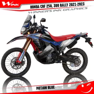 Honda-CRF-250-300-RALLY-2021-2022-2023-graphics-kit-and-decals-Motion-Black-Blue