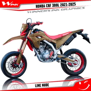 Honda-CRF-300L-2021-2022-graphics-kit-with-design-Line-Full-Nude