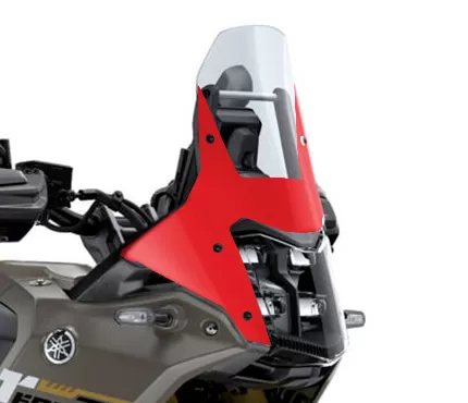 Windshield shortened + Front Deflectors 