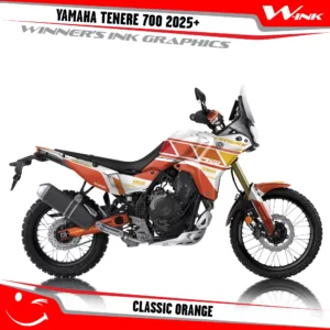 Yamaha-TENERE-700-2025-graphics-kit-and-decals-with-desing-Classic-Full-White-Orange