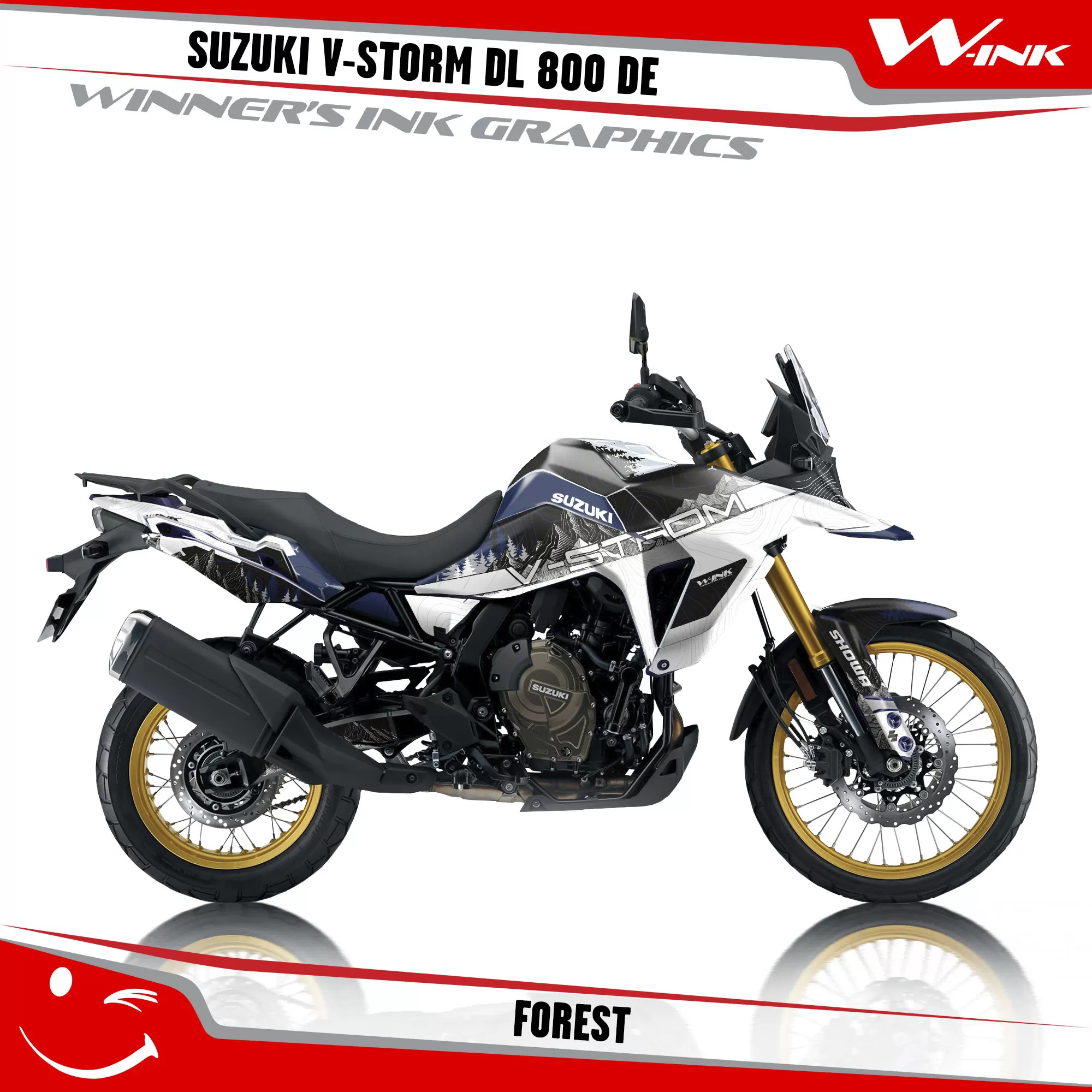 SUZUKI V-STORM DL 800 DE-graphics-kit-and-decals-with-desing-Forest SUZUKI V-STORM DL 800 DE-graphics-kit-and-decals-with-desing-Forest