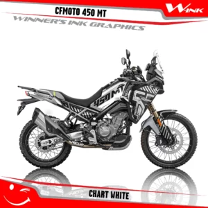 CFMoto-450-MT-graphics-kit-and-decals-with-desing-Chart-White-Black
