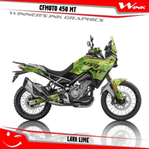 CFMoto-450-MT-graphics-kit-and-decals-with-desing-Lava-Full-Lime
