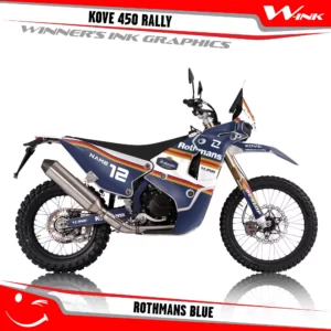 KOVE 450 RALLY 2022-2025-graphics-kit-and-decals-with-desing-Rothmans-Blue
