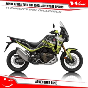HONDA-AFRICA-TWIN-CRF-1100L-2024-ADV-graphics-kit-and-decals-with-desing-Adventure-Black-Lime