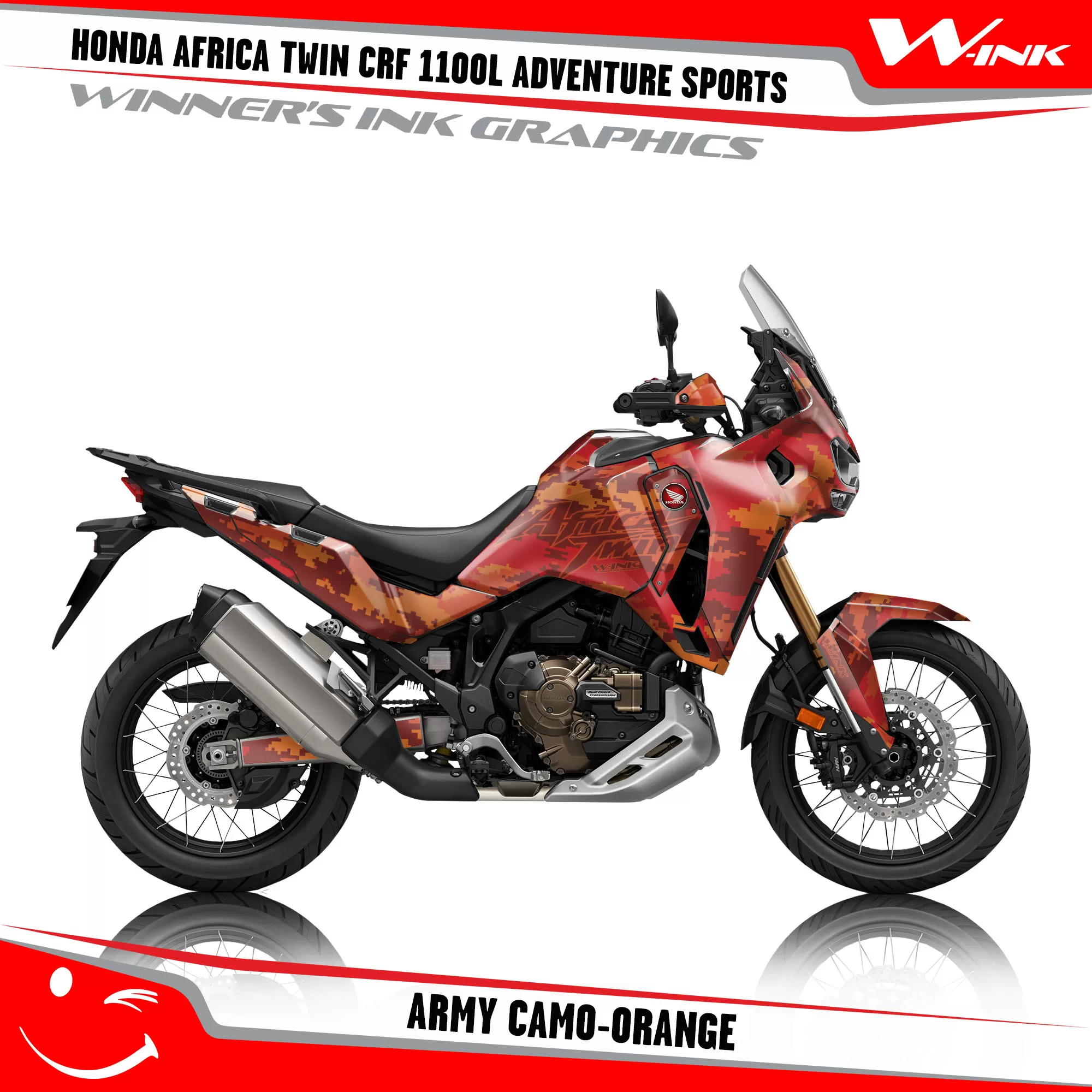 Custom decals CRF 1100L Africa Twin Adventure Sport Army