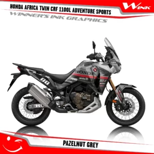 HONDA-AFRICA-TWIN-CRF-1100L-2024-ADV-graphics-kit-and-decals-with-desing-Pazelnut-Black-Grey