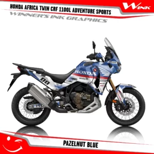HONDA-AFRICA-TWIN-CRF-1100L-2024-ADV-graphics-kit-and-decals-with-desing-Pazelnut-White-Blue