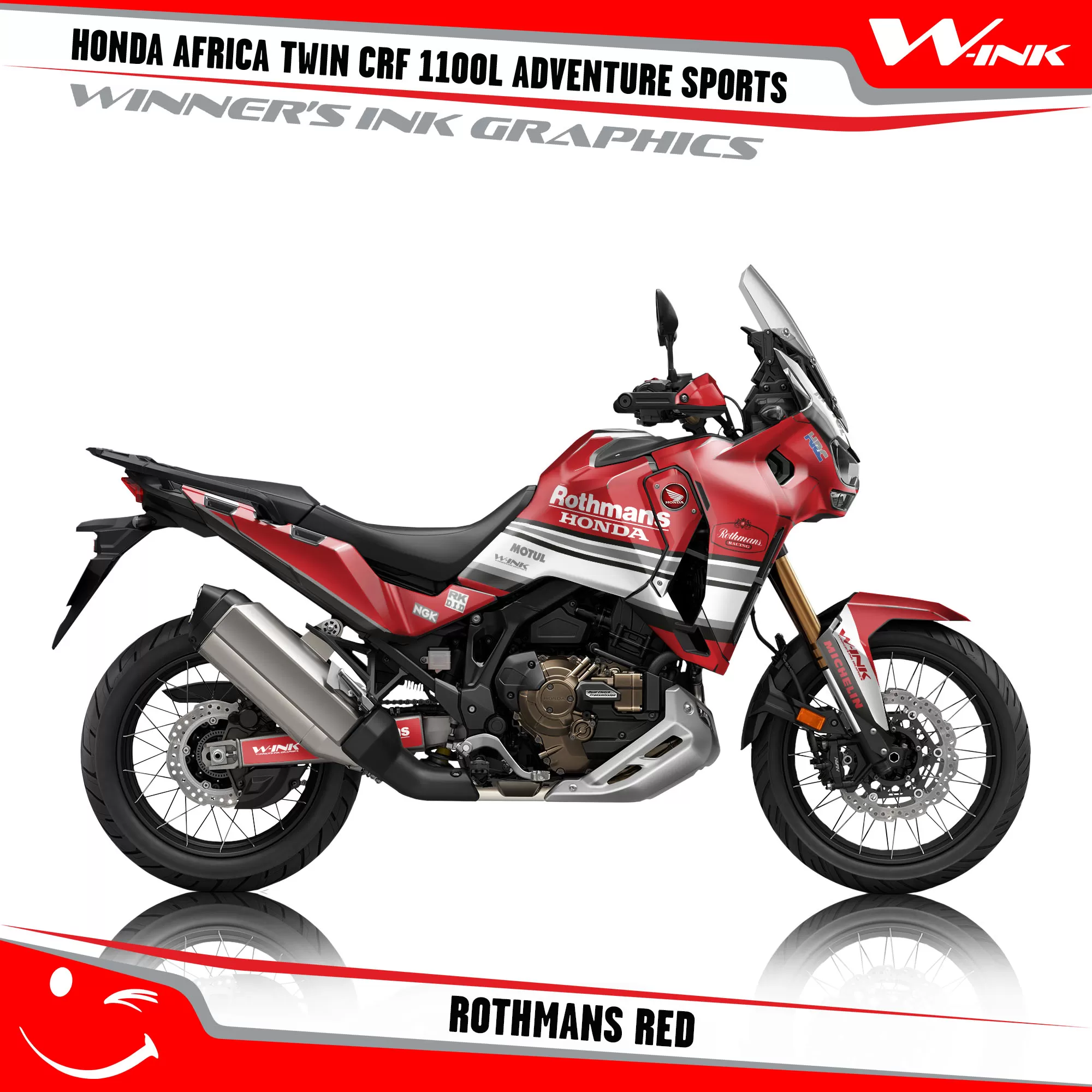 Stickers CRF 1100L Africa Twin Adventure Sport Rothmans