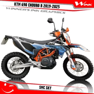 KTM-690-ENDURO-R-2019-2020-2021-2022-2023-2024-2025-graphics-kit-and-decals-SMC-White-Sky