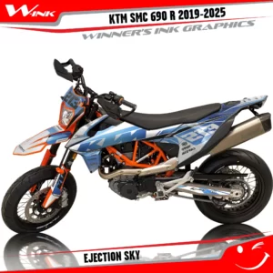 KTM-SMC-690-2019-2020-2021-2022-2023-2024-2025-graphics-kit-and-decals-Ejection-Colorful-White-Sky