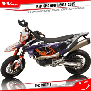 KTM-SMC-690-2019-2020-2021-2022-2023-2024-2025-graphics-kit-and-decals-SMC-White-Purple