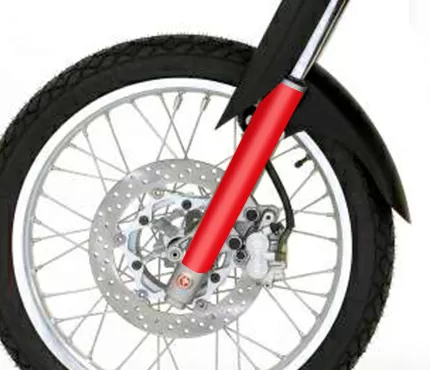 Metal part of the fork