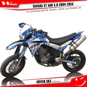 Yamaha-XT660X-2004-2005-2006-2007-2013 2014 2015 2016-graphics-kit-and-decals-Avatar-White-Sky