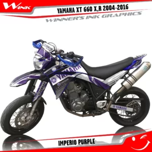 Decals kit Yamaha XT660 X,R 2004-2016 Grenzgaenger Black