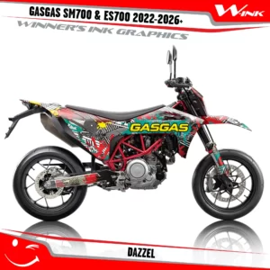 GASGAS-SM700-ES700-2022-2023-2024-2025-2026-graphics-kit-with-design-Dazzel