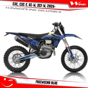 KTM-EXC-EXC-F-XC-W-XCF-W-2026-graphics-kit-and-decals-with-design-Freeweend-Full-Black-Blue