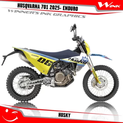 Husqvarna-701-2025-2026-Enduro-graphics-kit-and-decals-with-design-Husky
