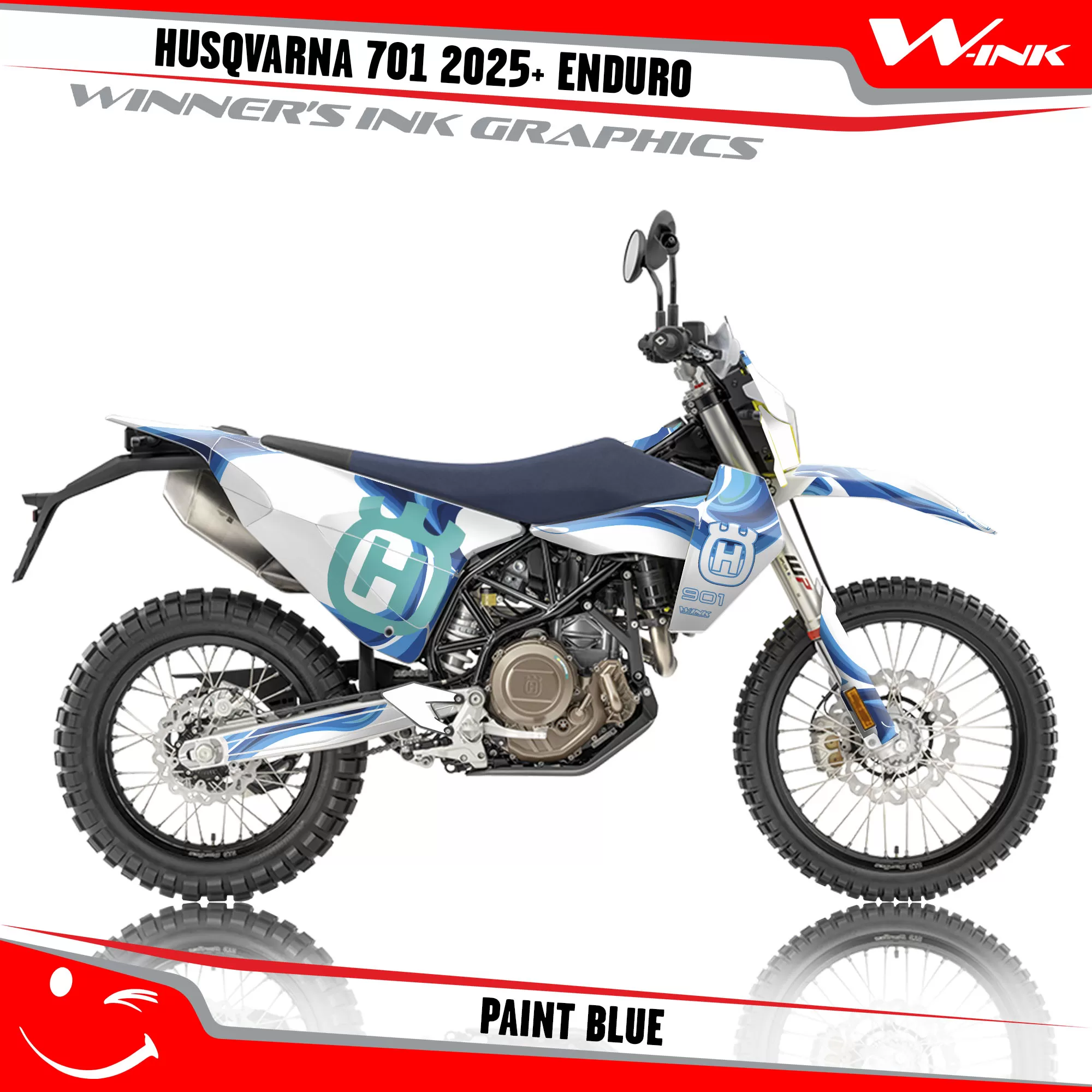 Husqvarna-701-2025-2026-Enduro-graphics-kit-and-decals-with-design-Paint-White-Blue Husqvarna-701-2025-2026-Enduro-graphics-kit-and-decals-with-design-Paint-White-Blue