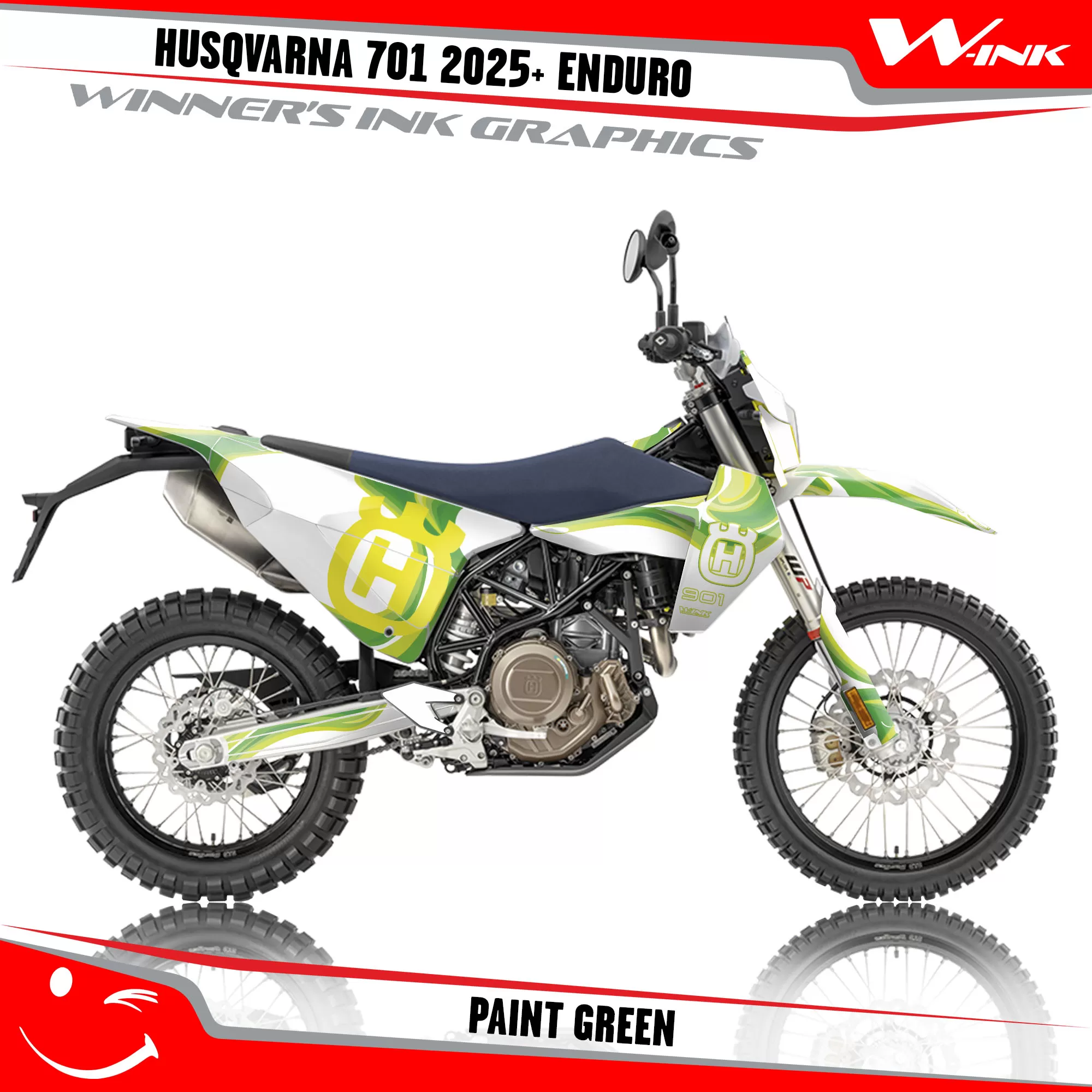 Graphics For Husqvarna 701 Enduro 2025+ Paint White