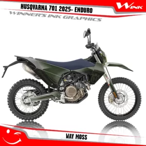Husqvarna-701-2025-2026-Enduro-graphics-kit-and-decals-with-design-Way-Black-Moss