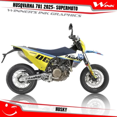 Husqvarna-701-2025-2026-Supermoto-graphics-kit-and-decals-with-design-Husky