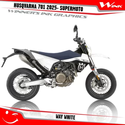 Husqvarna-701-2025-2026-Supermoto-graphics-kit-and-decals-with-design-Way-Black-White