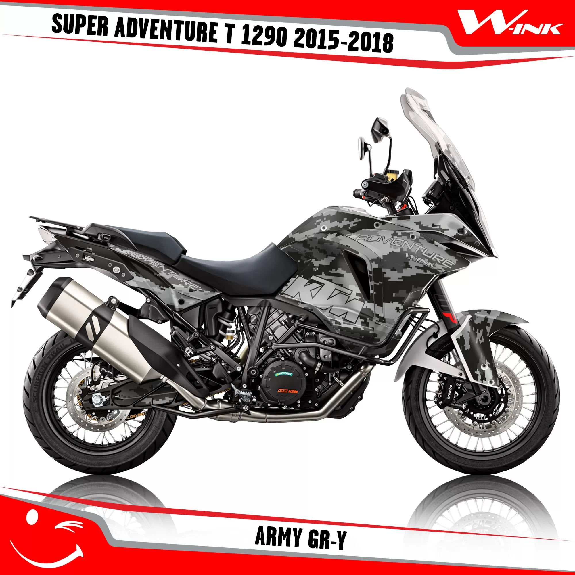 Graphics For Super Adventure T 1290 2015-2018 Army