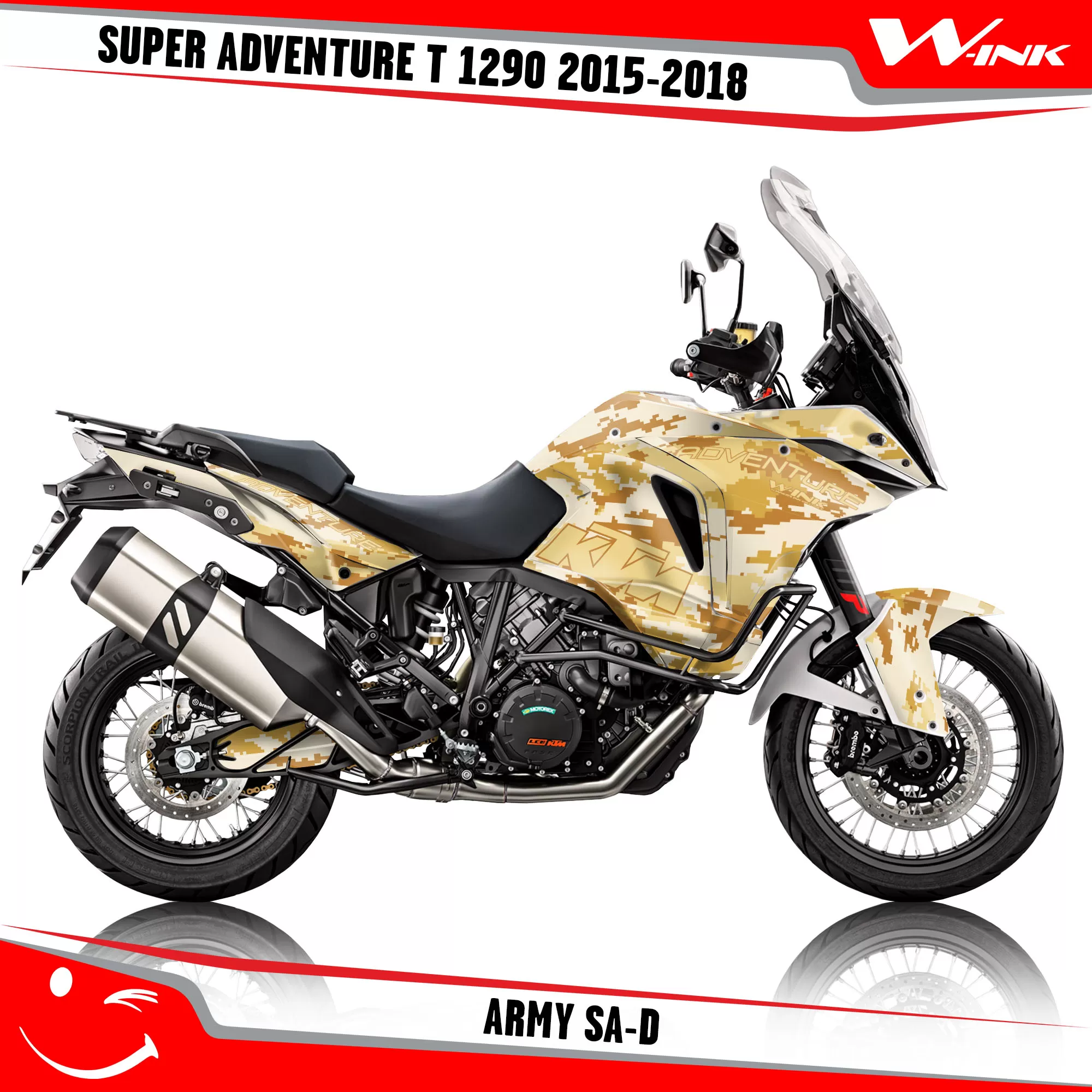 Super Adventure T 1290 2015-2018-graphics-kit-and-decals-with-desing-Army-SA-D Super Adventure T 1290 2015-2018-graphics-kit-and-decals-with-desing-Army-SA-D