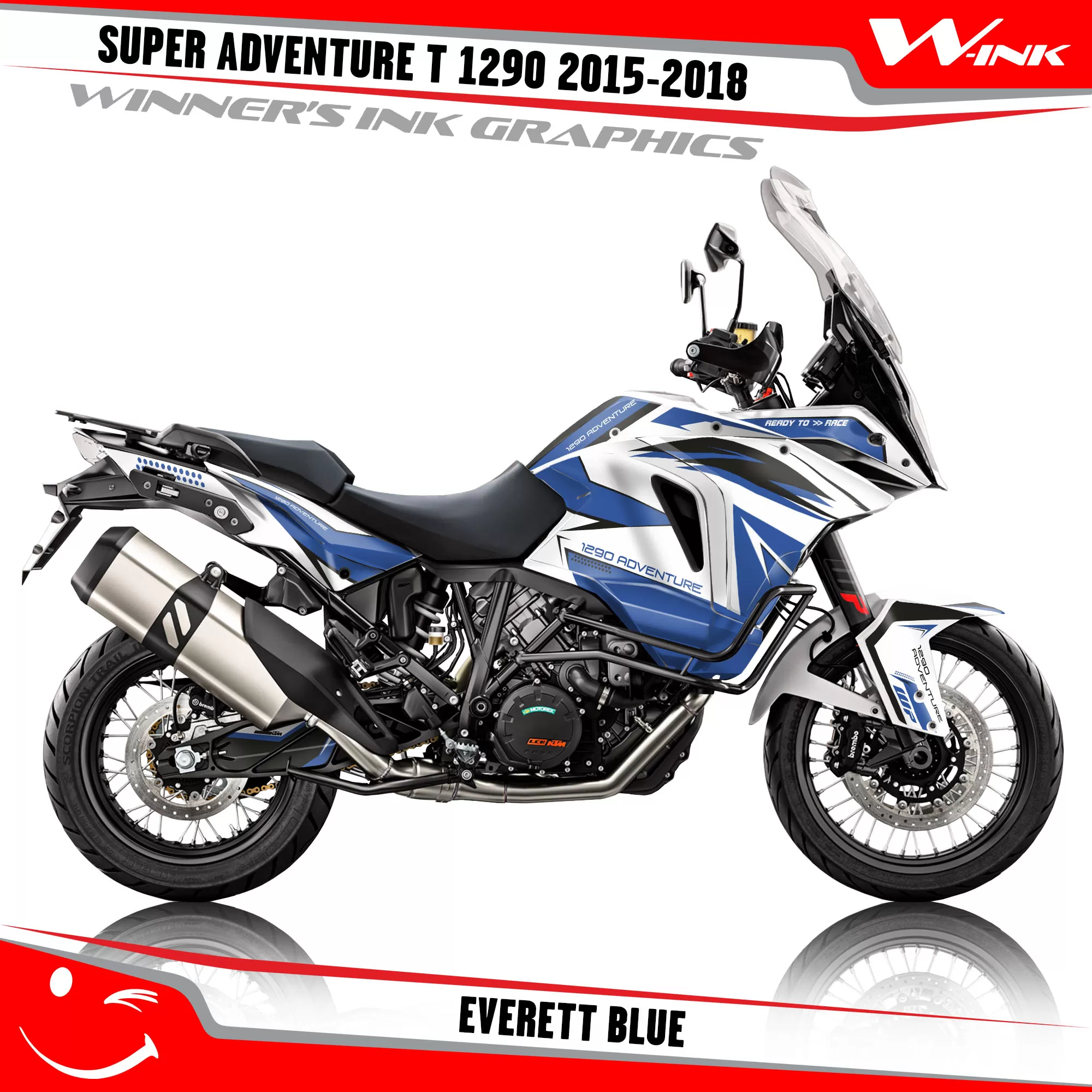 Graphics For Super Adventure T 1290 2015-2018 Everett White