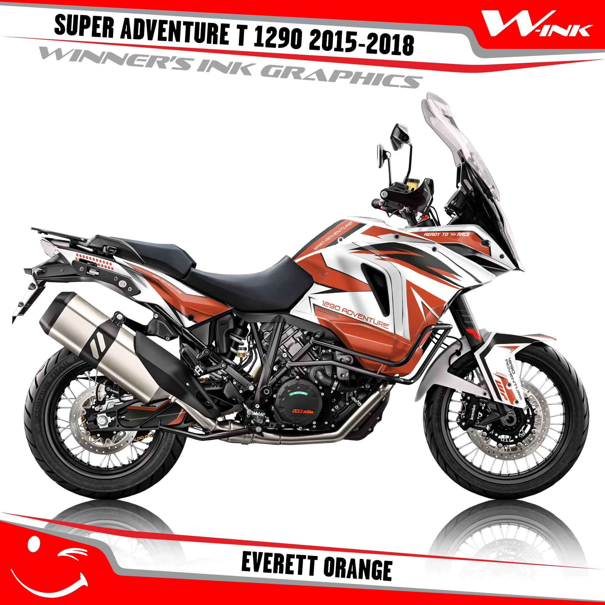 Graphics For Super Adventure T 1290 2015-2018 Everett White